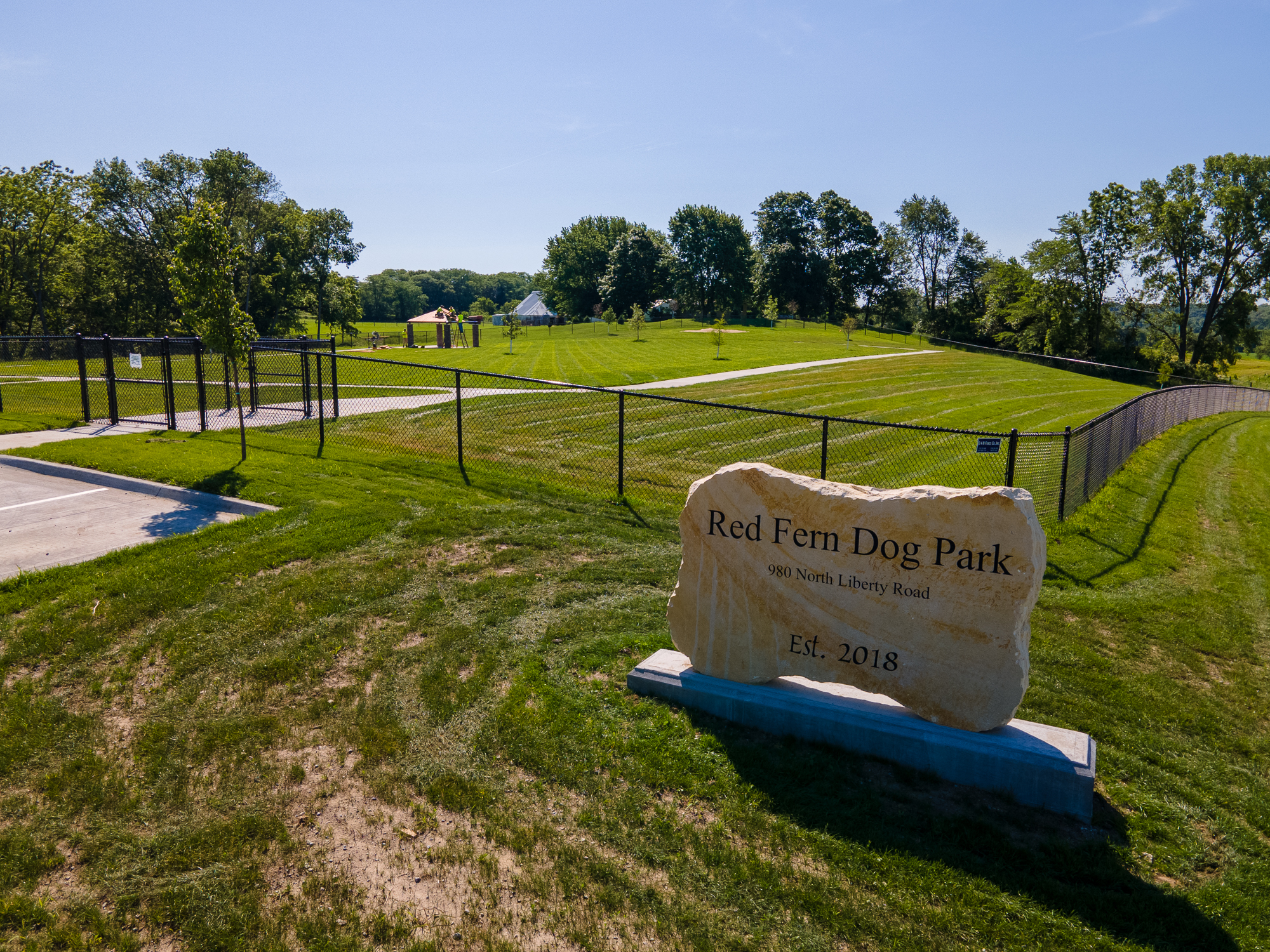 Red Fern Dog Park S Grass Needs Your Help City Of North Liberty