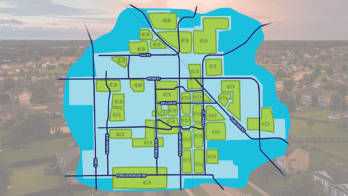 North Liberty Neighborhood Map