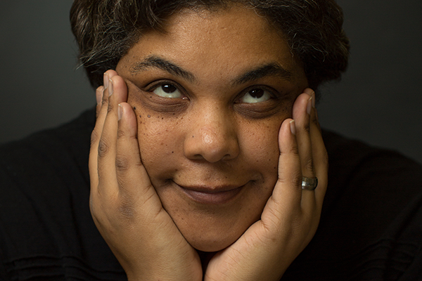 Roxane Gay poses for her photo.