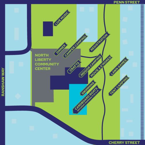 Camp North Liberty Map 2025