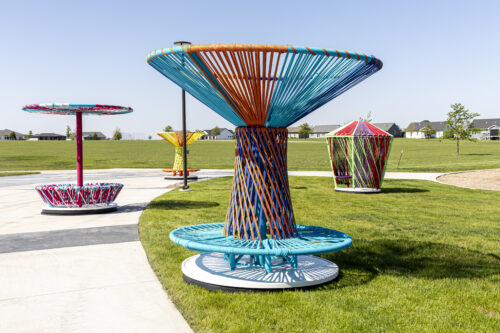 picture of colorful play equipment
